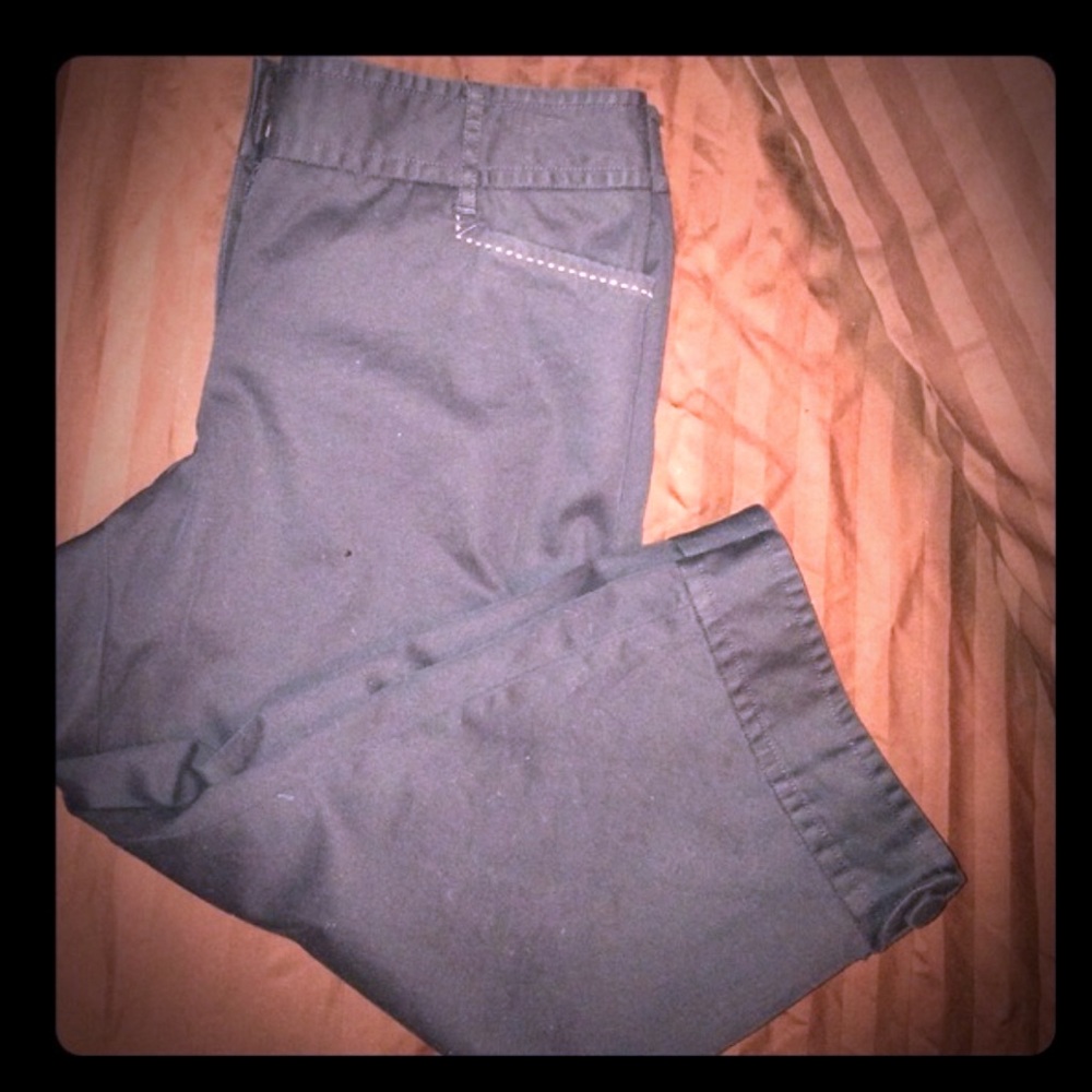 Ann Taylor Loft Marisa Capri Pant in Black